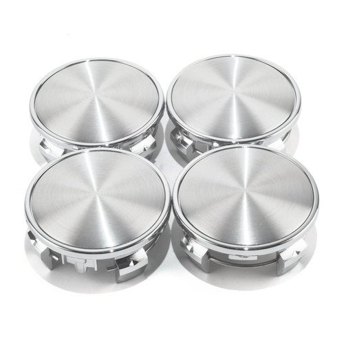 62mm silber nabendeckel - 4x,